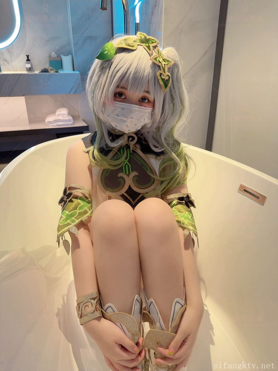 软萌兔兔酱-史莱姆草神-01-28