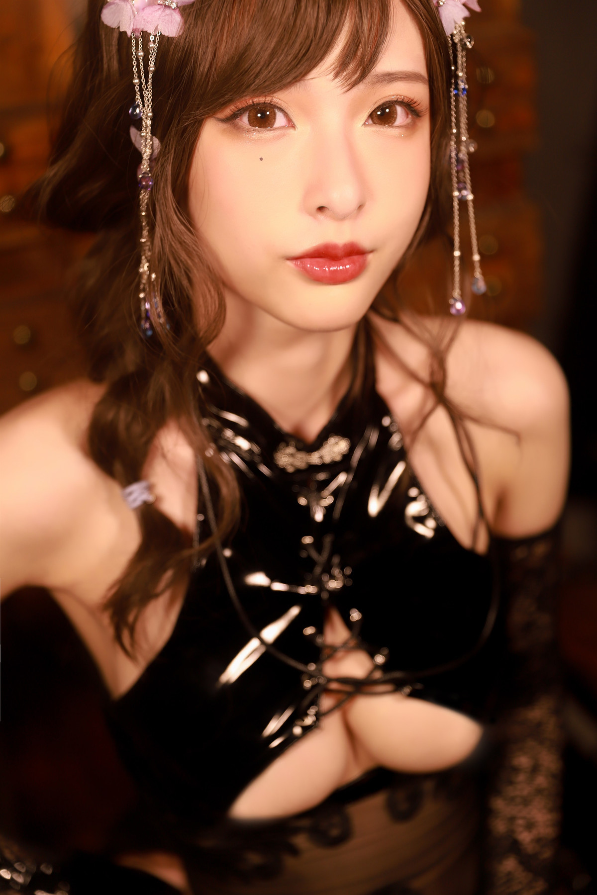 Cosplay-清水由乃-靡烟旗袍-04-03