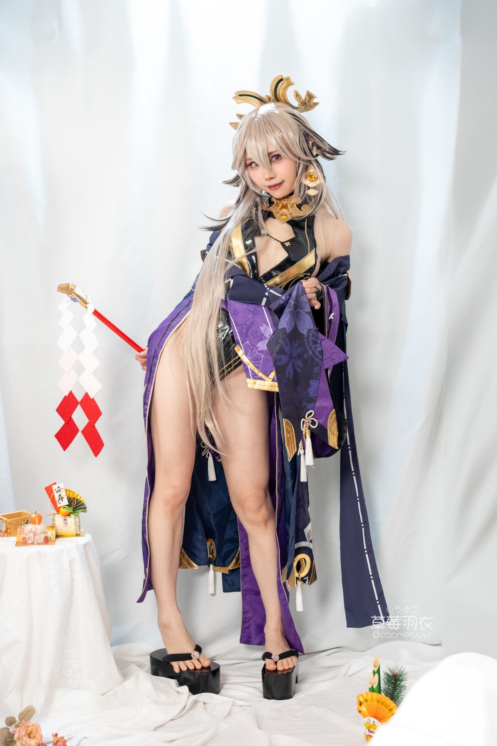 草莓羽衣T2黒ギャル八重神子墨桜色の夜笙雅芸-03-01