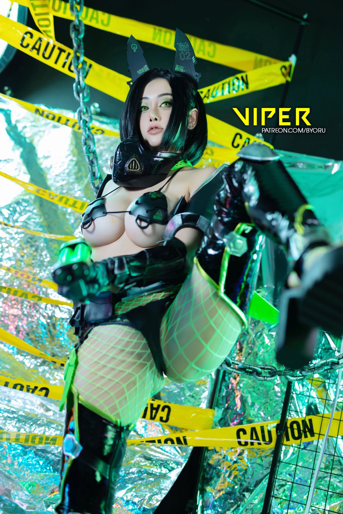 Cosplay-日本性感萝莉Byoru-Viper-Valorant-10-29