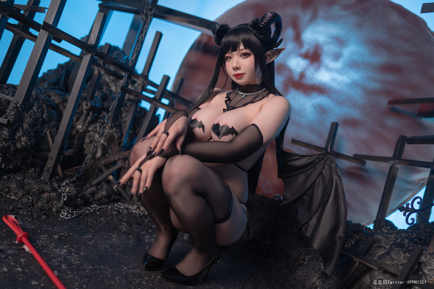 Cosplay-皮皮奶可可爱了啦-魅魔2-01-27