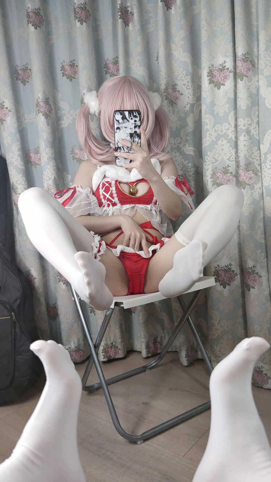 神沢永莉---平安夜红色分体式-04-03-2