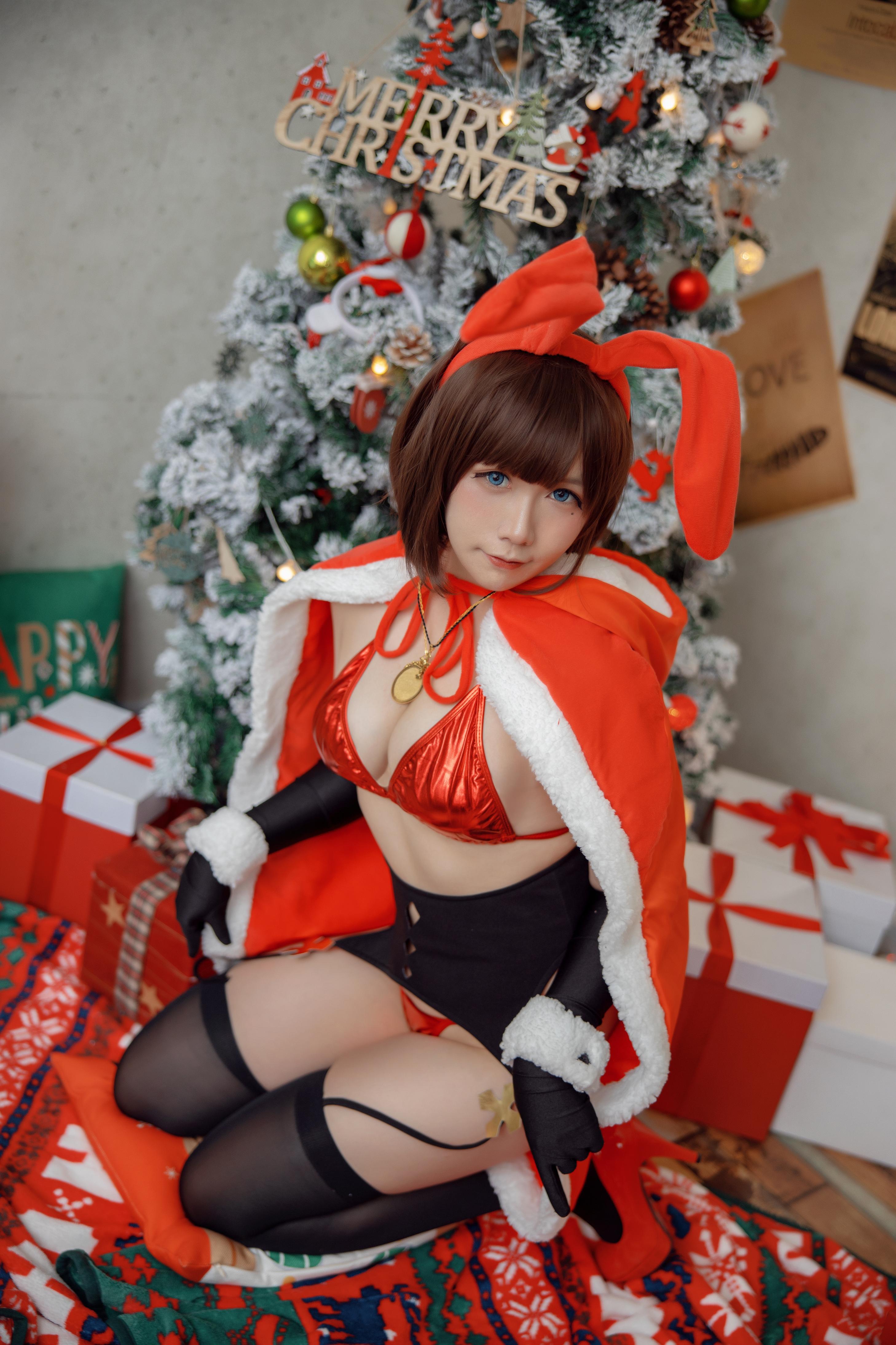 018-麻花酱---圣诞兔子大图22P-349MB-08-31