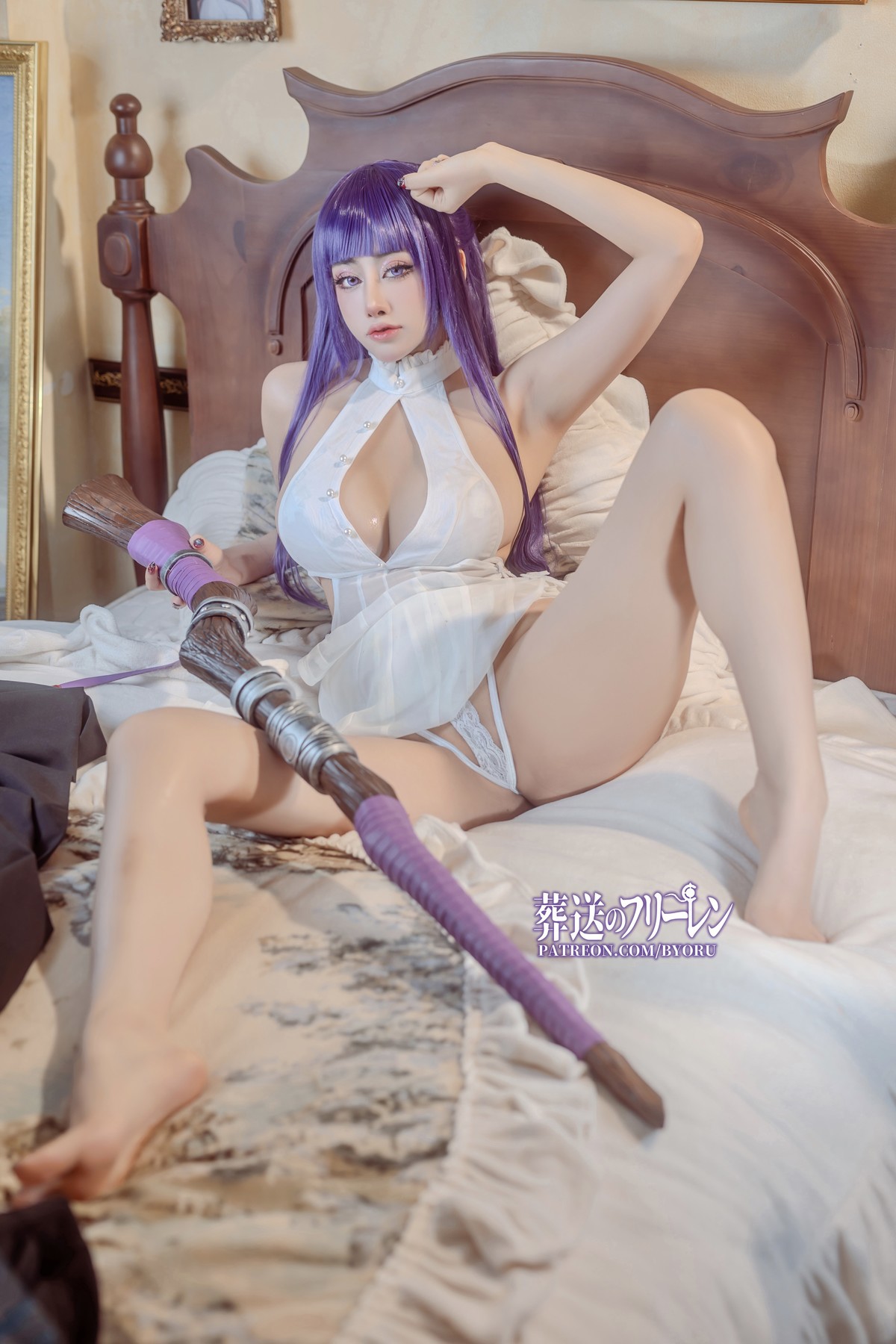Cosplay-日本性感萝莉Byoru-Fern-フェルン-01-15