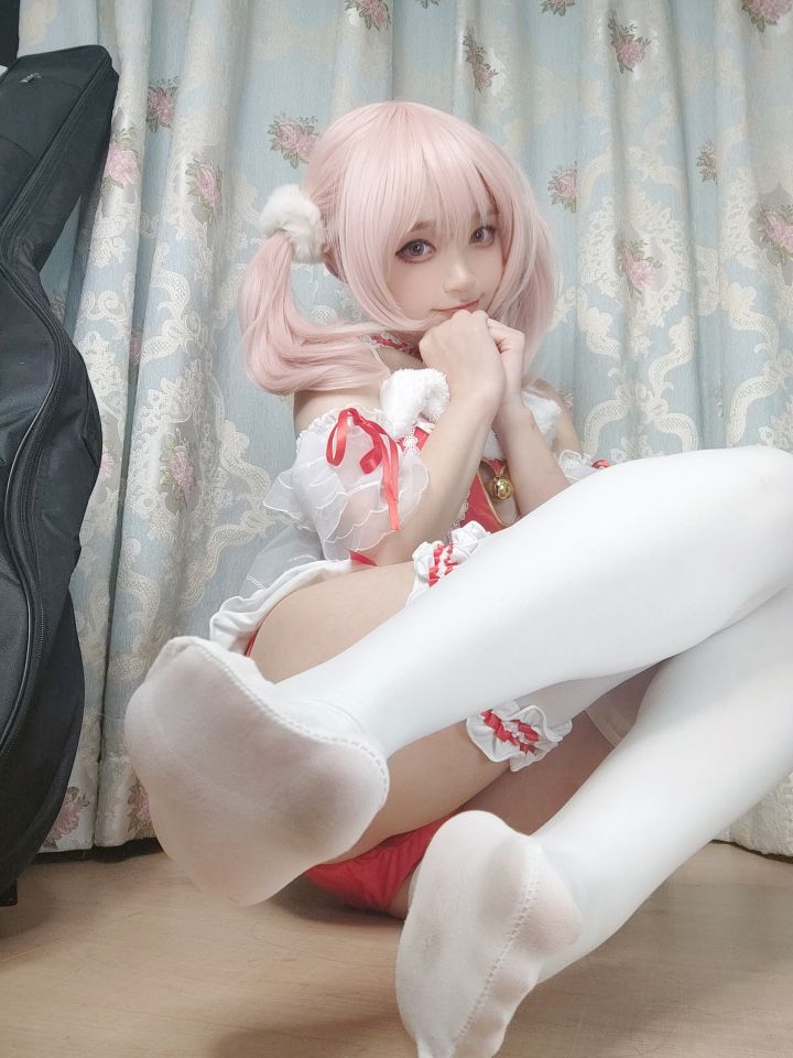 神沢永莉---平安夜红色分体式-04-03-2