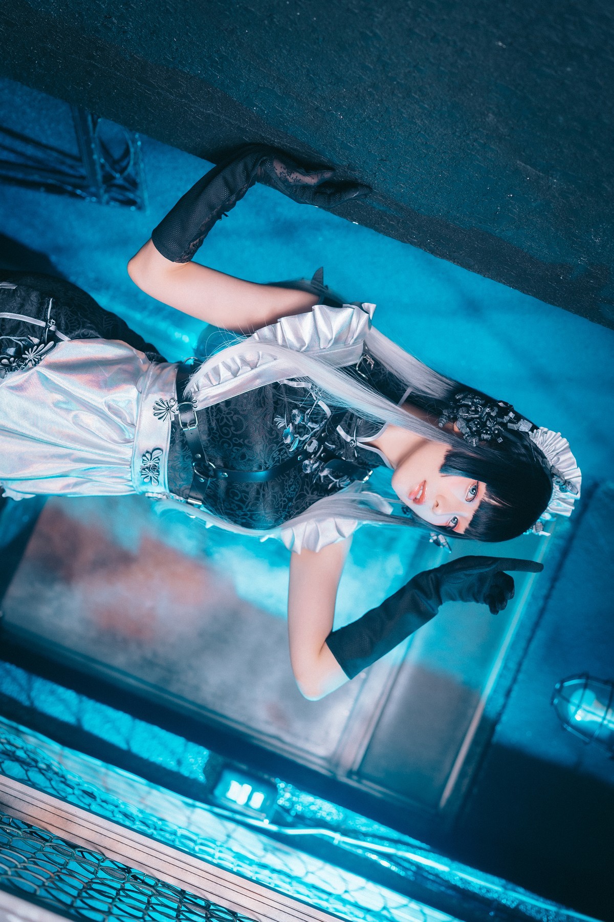 Cosplay-ElyEE子-賽博女僕-Melanite黑榴石-09-04