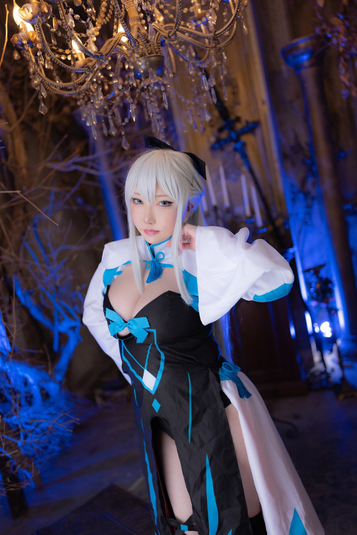 Cosplay-SAKUサク-Morgan-le-Fay-Set03-03-08