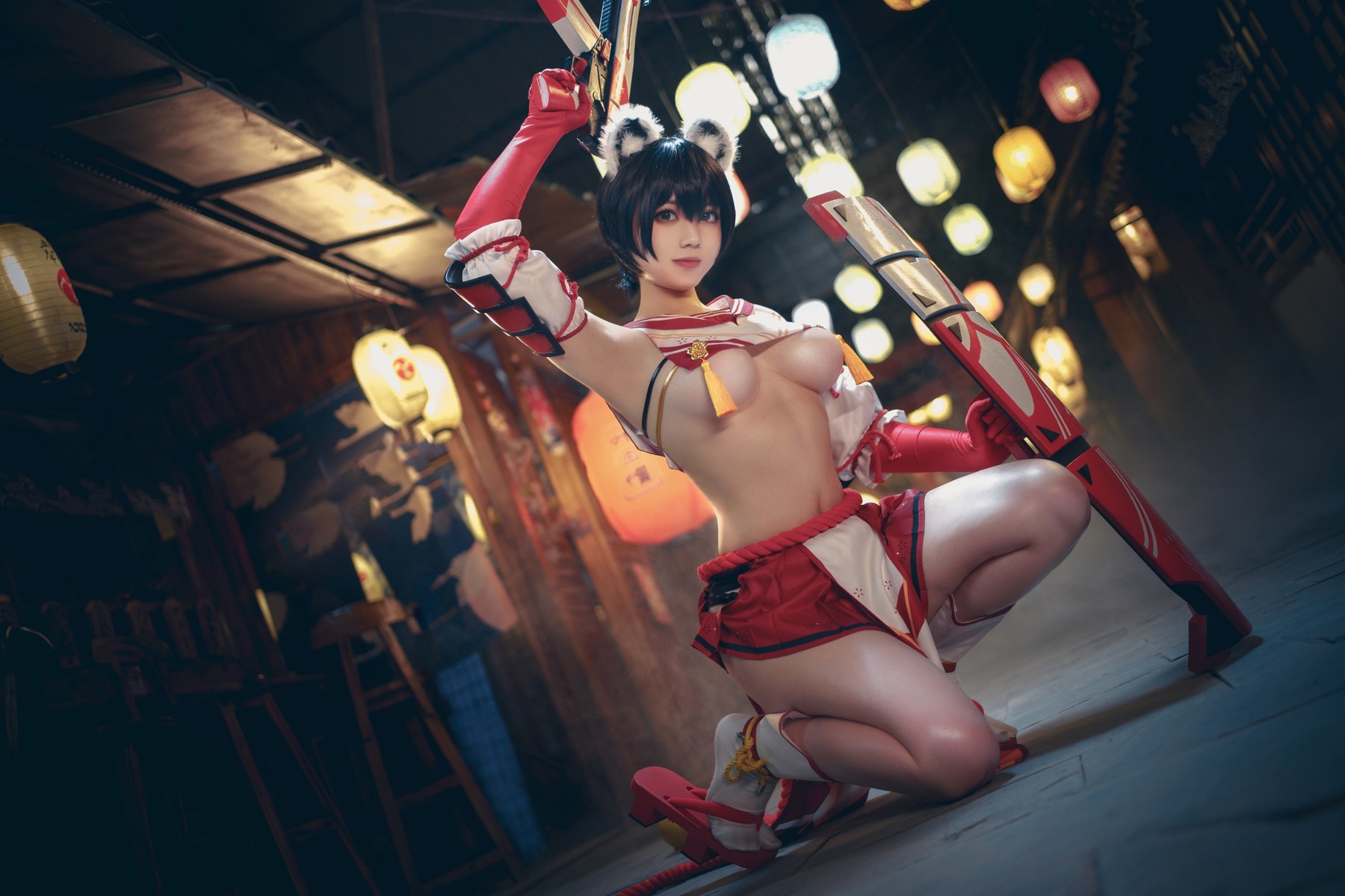 Ganlory-啊日日-Cosplay-春日ツバキ-Kasuga-Tsubaki-08-31