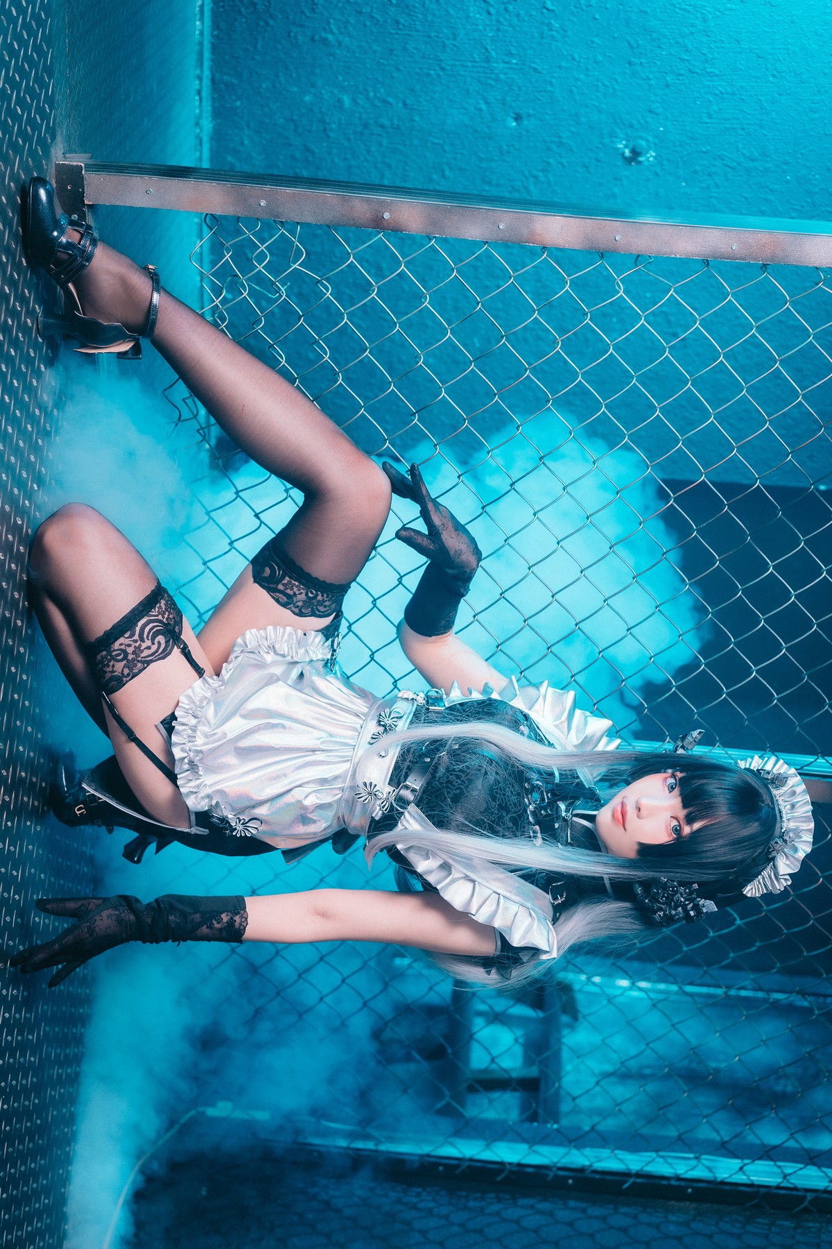 Cosplay-ElyEE子-賽博女僕-Melanite黑榴石-09-04