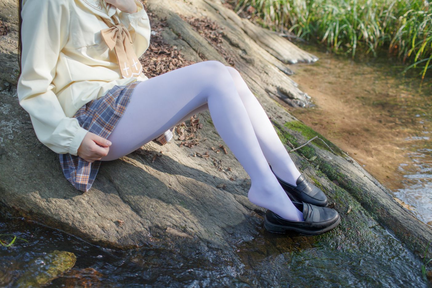 少女秩序写真-EXvol002-白丝格子裙80P-8426M-01-07