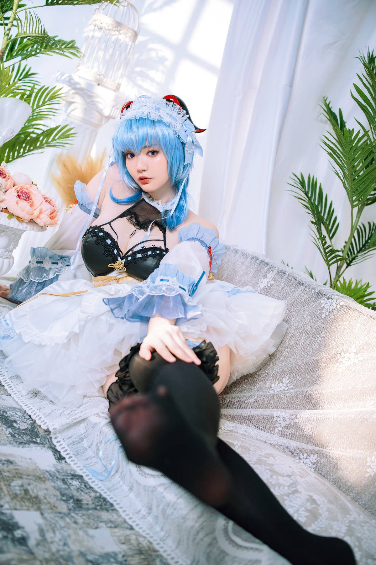 Cosplay-Ying-Tze-甘雨-Ganyu-Maid-12-15