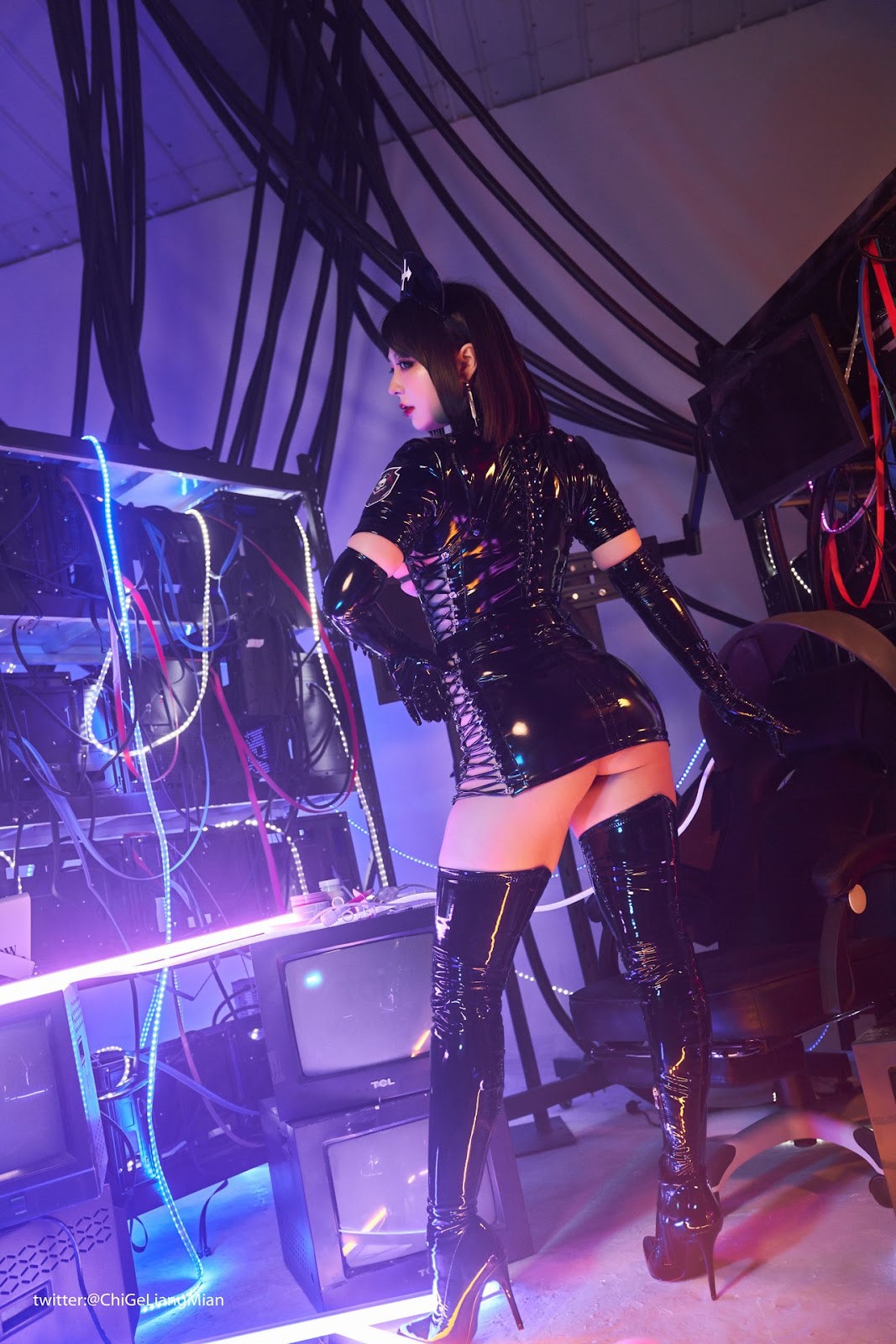 Cosplay-皮皮奶可可爱了啦-黑暗护士-04-04