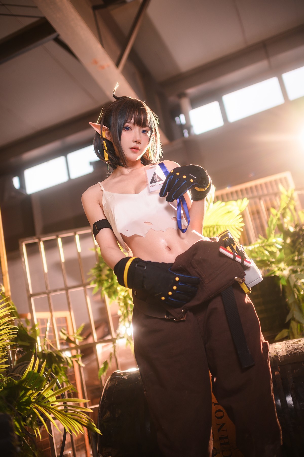 阿包也是兔娘-Cosplay-森蚺-Forest-Flea-02-16