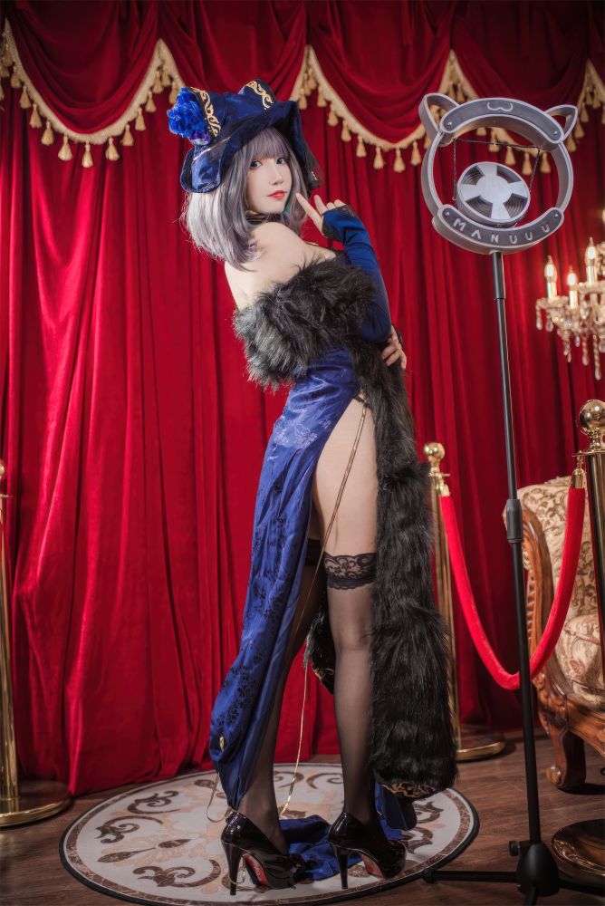 coser衣衣---碧蓝航线-柴郡旗袍-07-16