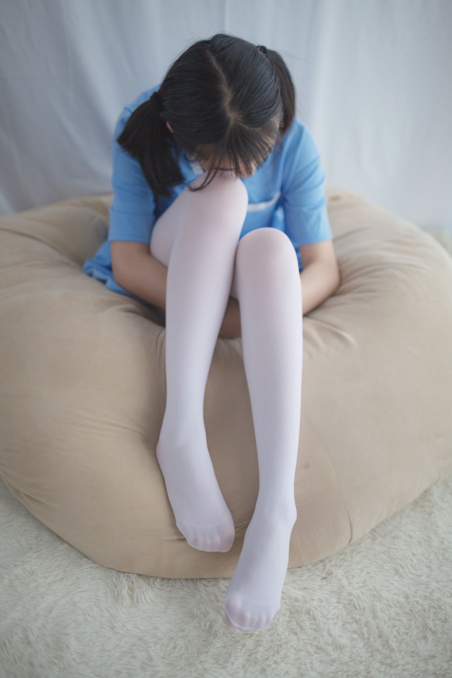 少女秩序写真-vol010-白丝蓝裙少女49P-01-10