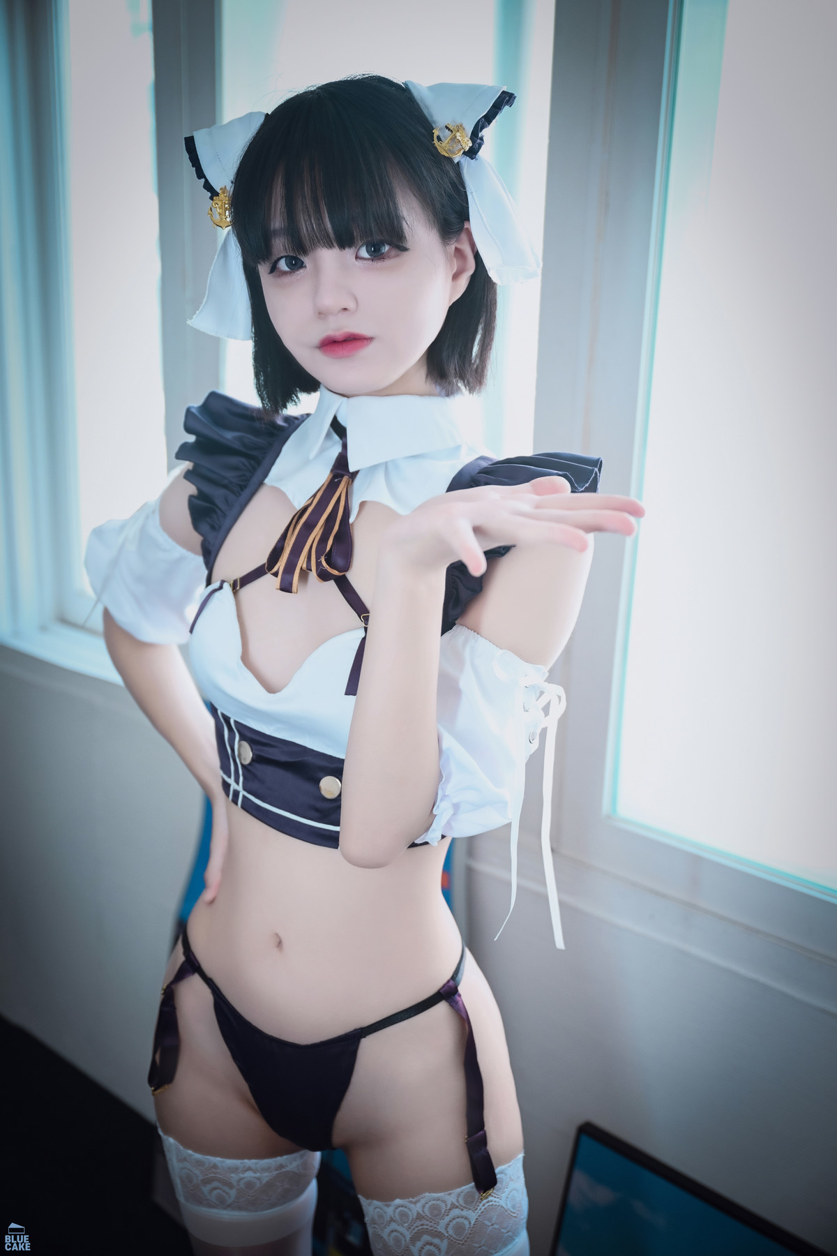 Jeong-Jenny-정제니-BLUECAKE-Maid-Cosplay-Set01-04-26