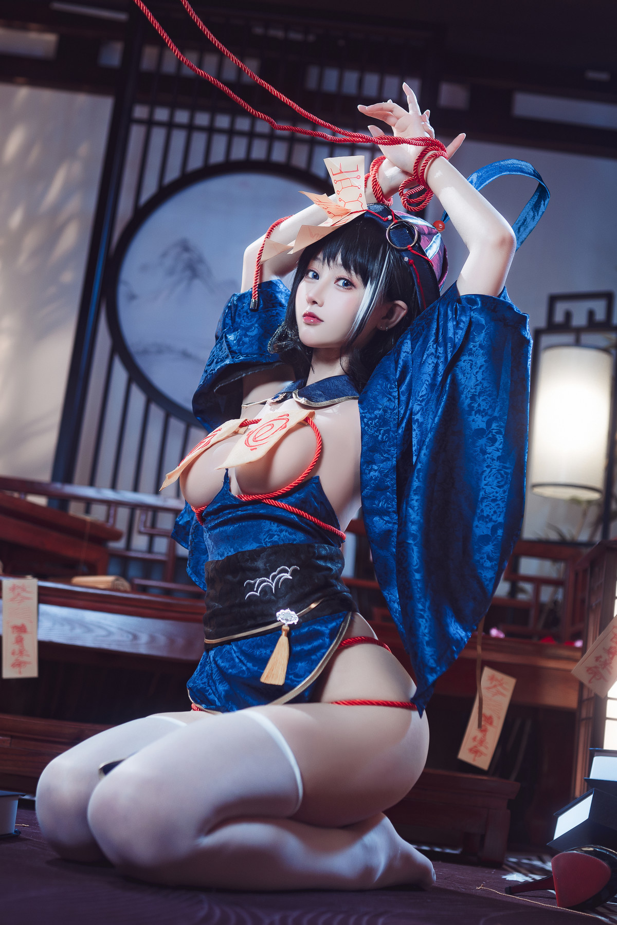 Cosplay-羽生三未-华甲欢庆僵尸三未全-10-22