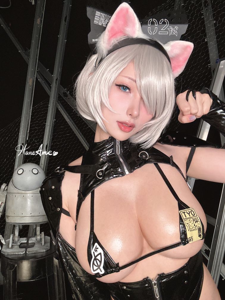 雨波-HaneAme24年2月Nier-Automata-2B-Cyberpunk-貓貓-31P-03-19