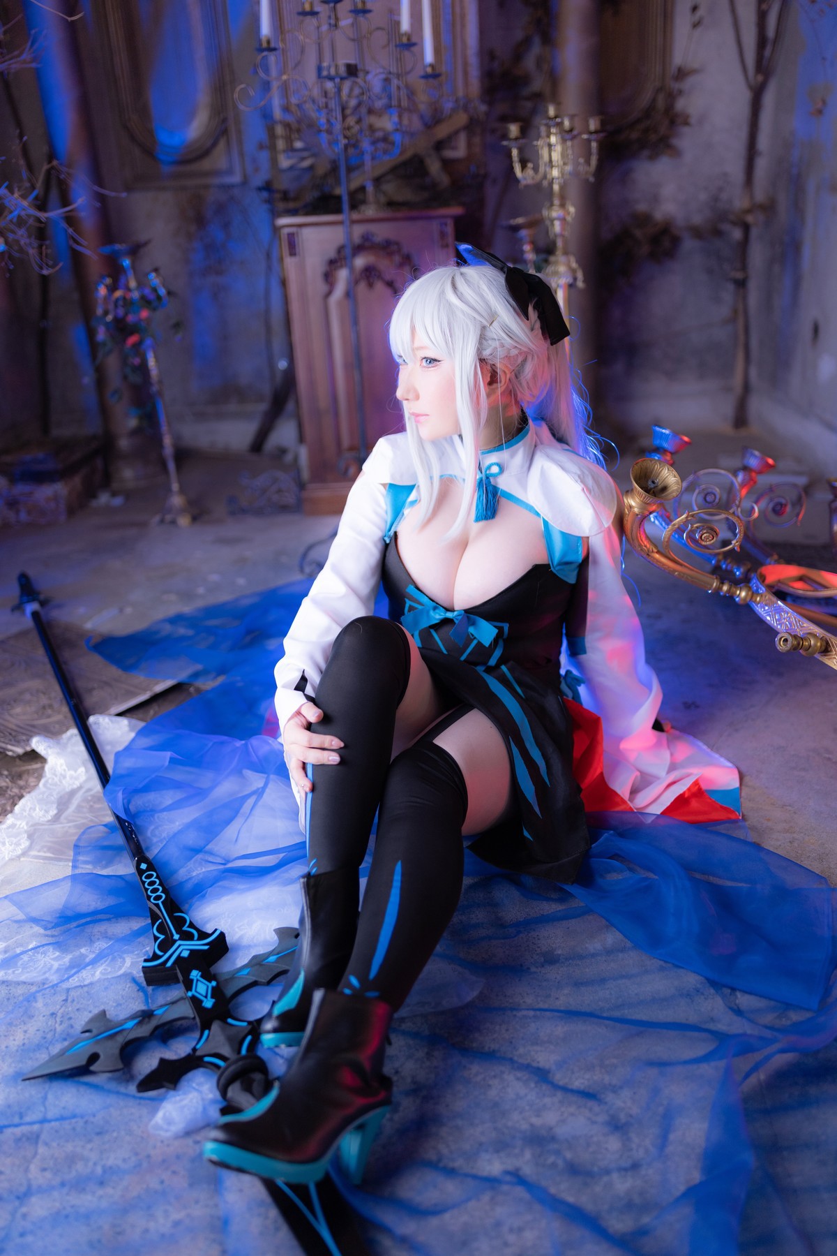 Cosplay-SAKUサク-Morgan-le-Fay-Set03-03-08