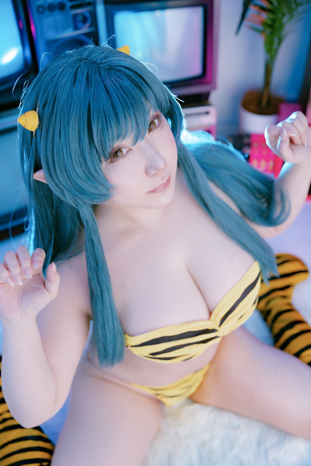 Cosplay-SAKUサク-Lum-ラム-うる星やつら-Set03-02-09