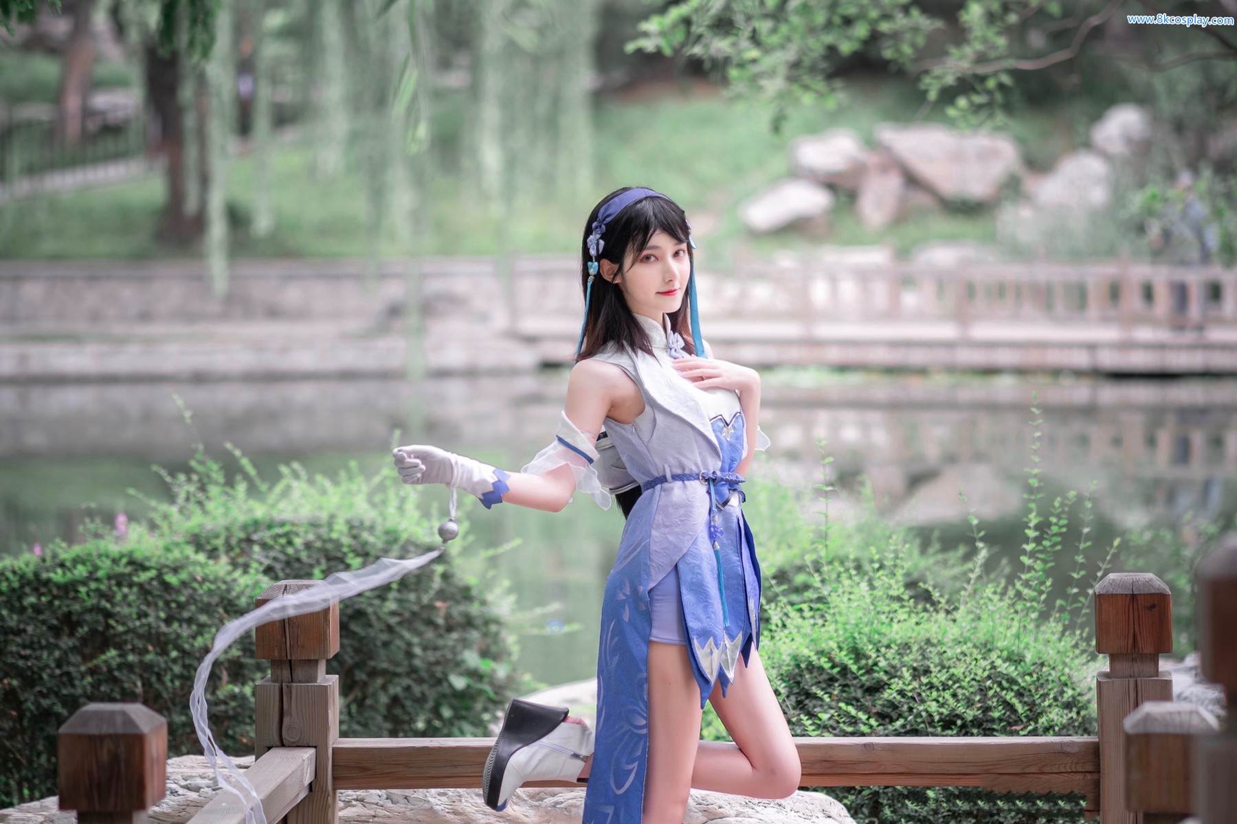 南桃Momoko-Cosplay-王者荣耀瑶第四部-02-06