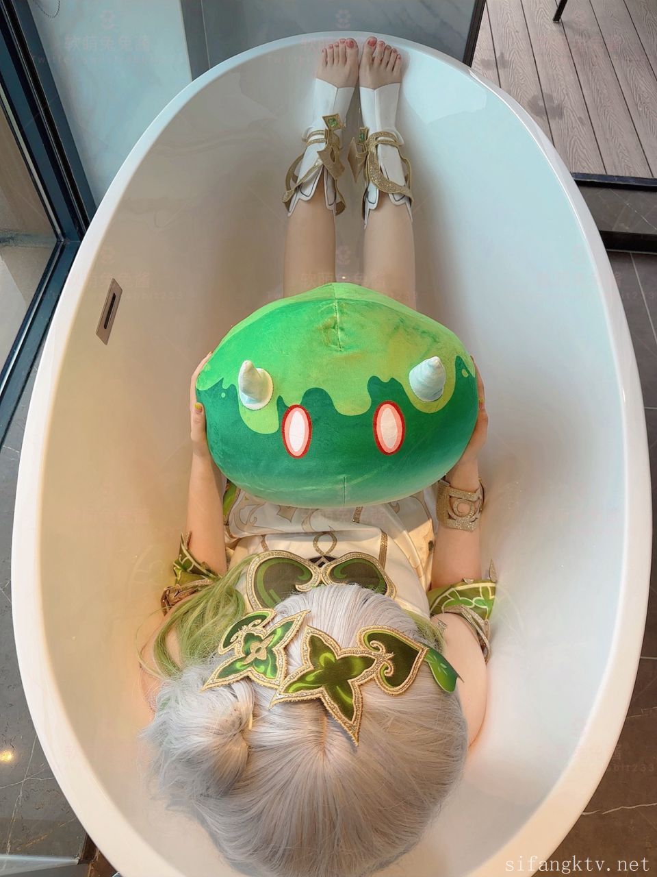 软萌兔兔酱-史莱姆草神-01-28