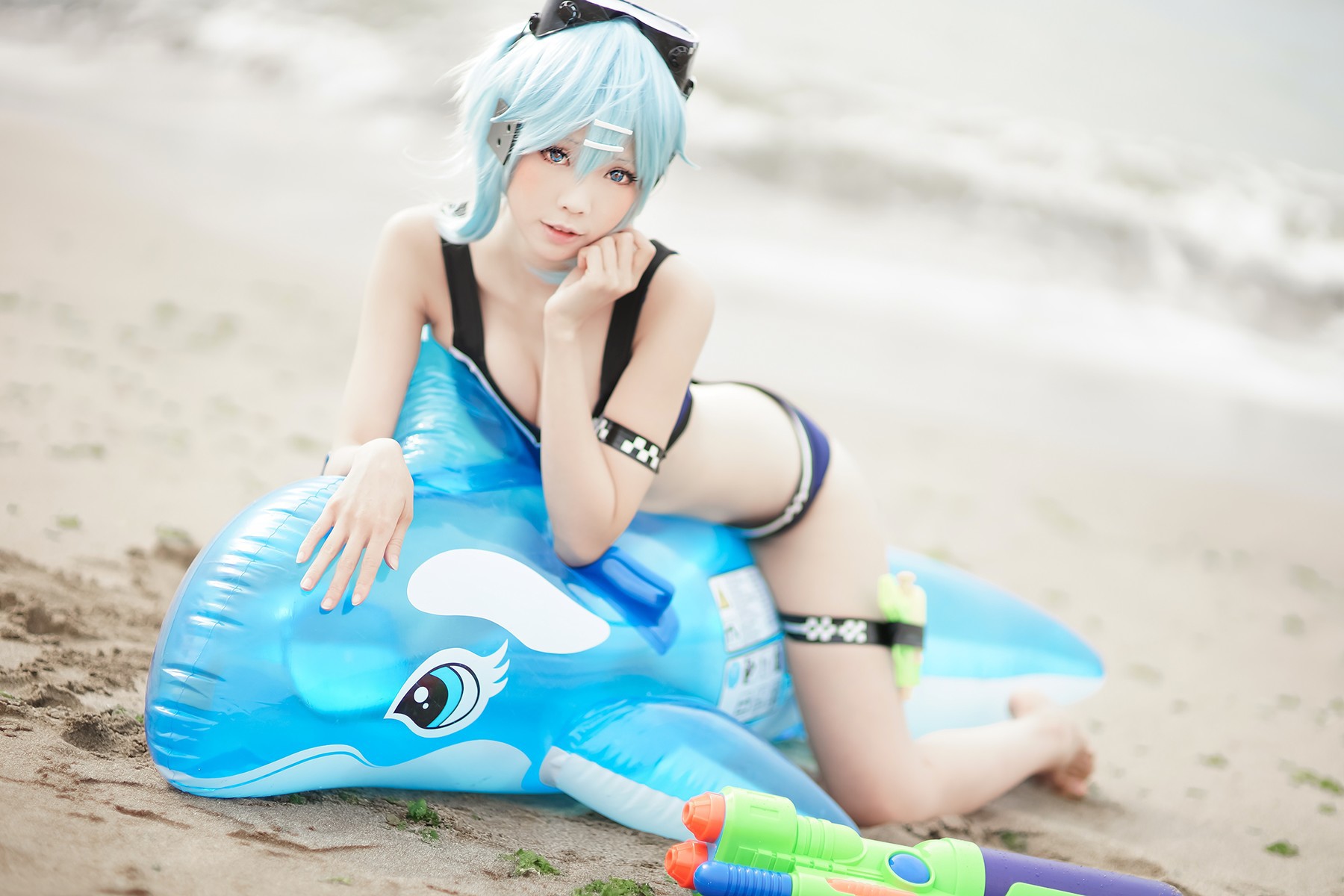 Cosplay-ElyEE子-诗乃海边-12-23