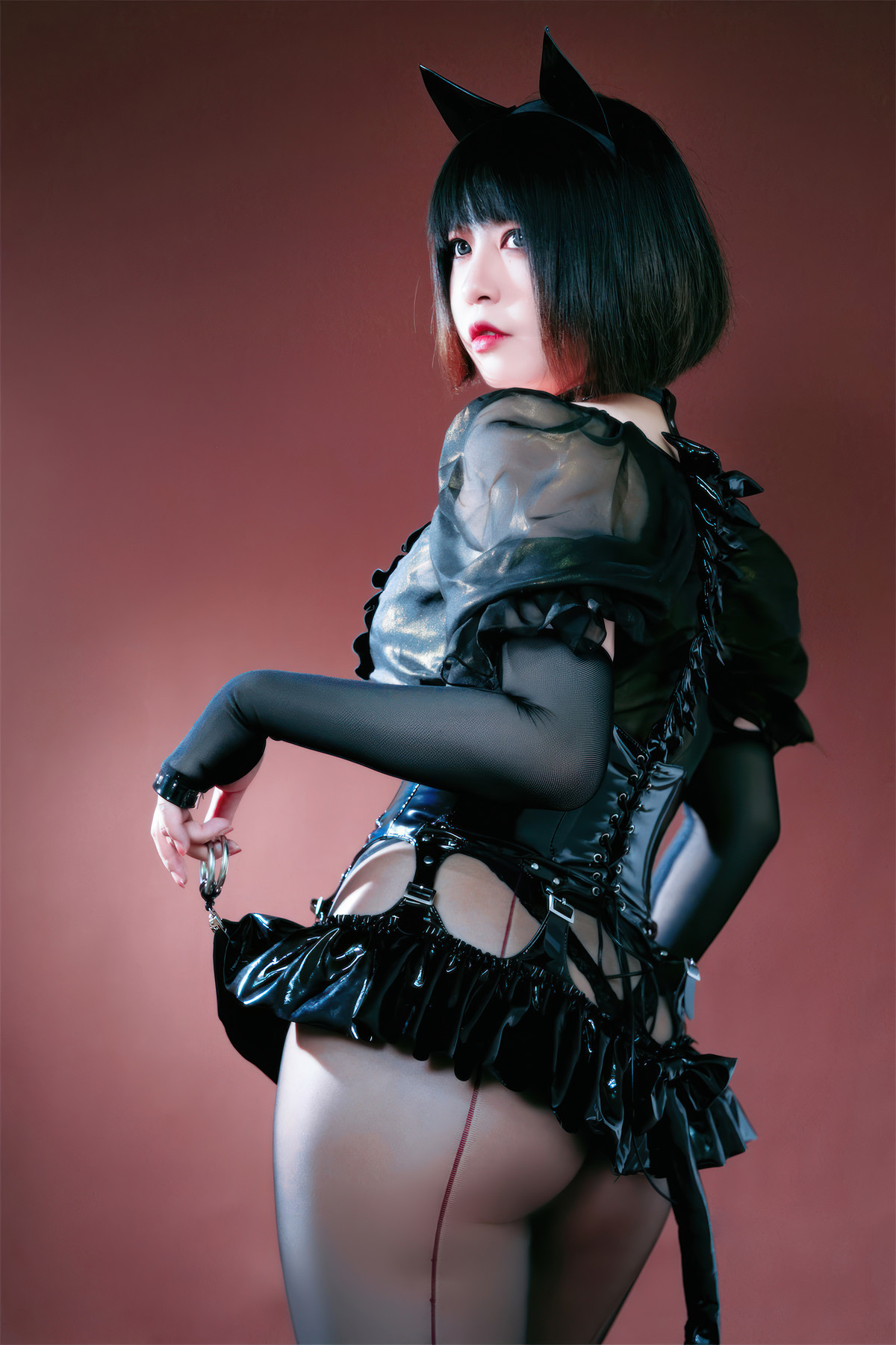 Cosplay-半半子Banbanko-黑猫NEKO-11-13