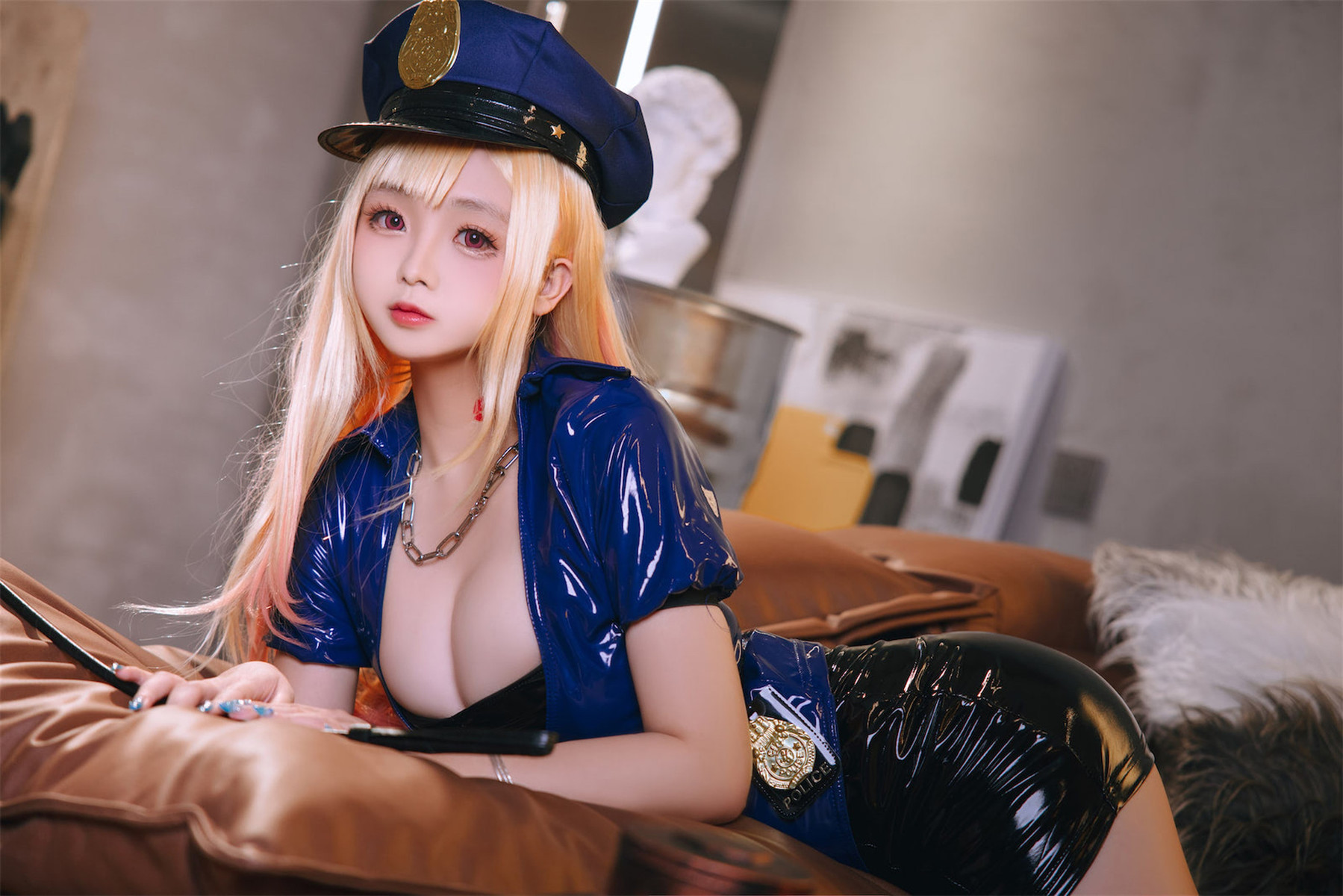 Cosplay-日奈娇-喜多川海梦女警-04-06