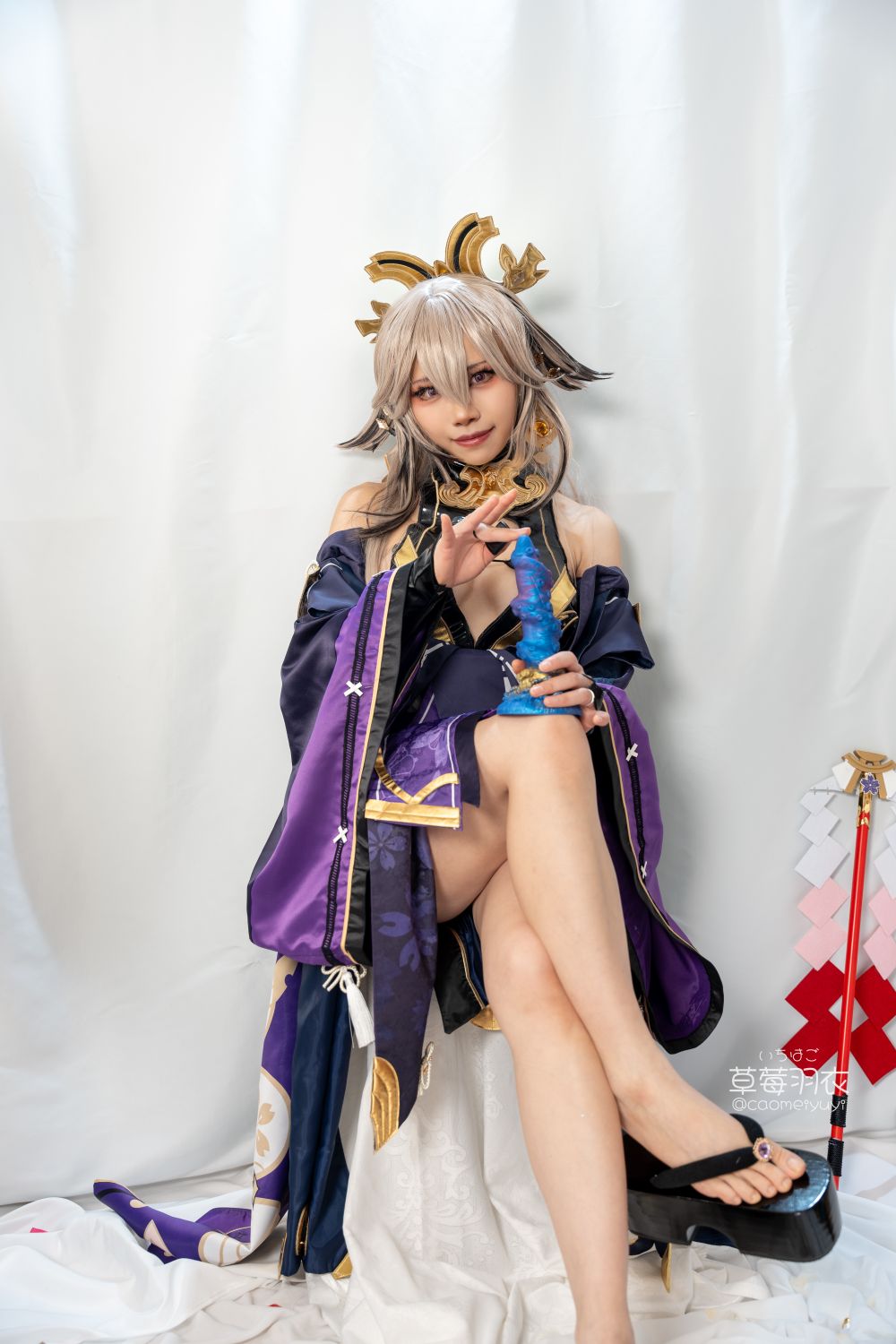 草莓羽衣T3黒ギャル八重神子墨桜色の夜笙雅芸-03-01-2