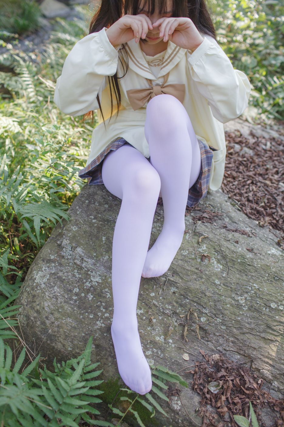 少女秩序写真-EXvol002-白丝格子裙80P-8426M-01-07