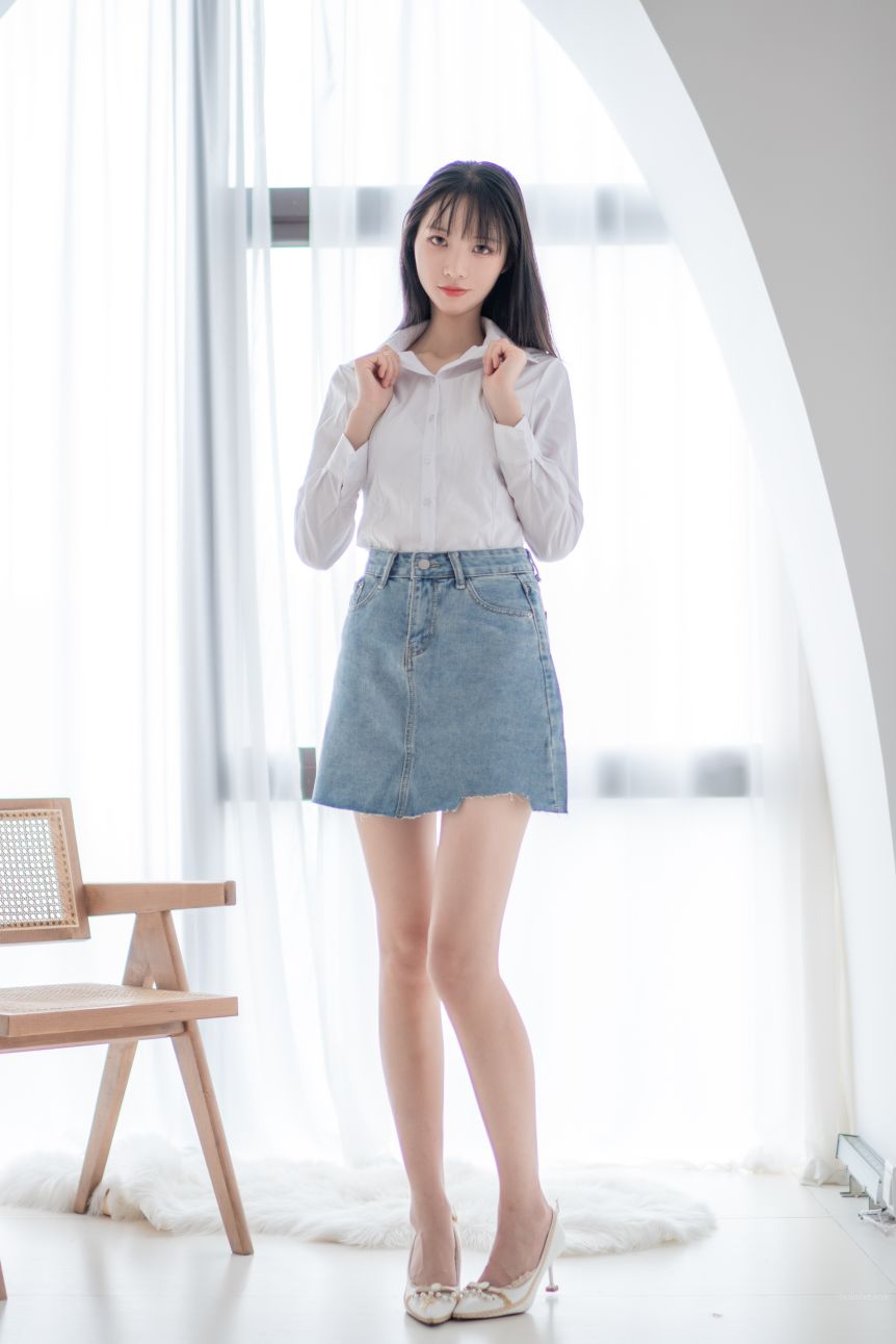 西瓜murmure西瓜少女-2021-04-29-牛仔裙-125P1V-12-19