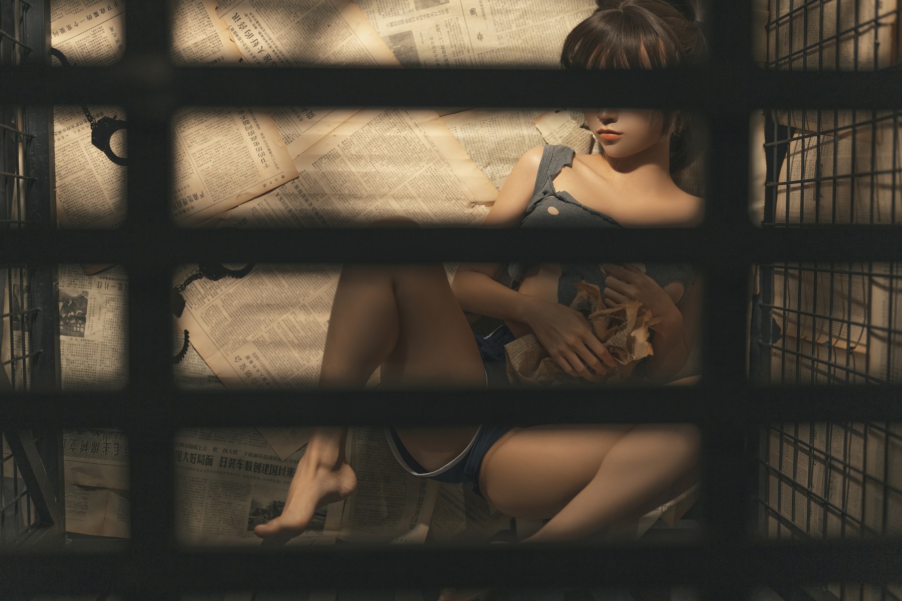 蠢沫沫-Cosplay-审讯-Trial-12-01