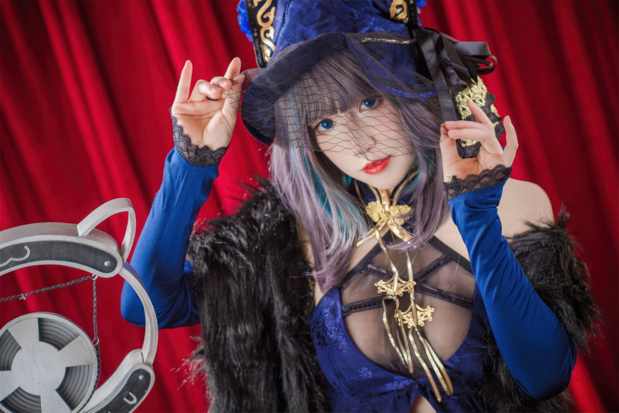 coser衣衣---碧蓝航线-柴郡旗袍-07-16