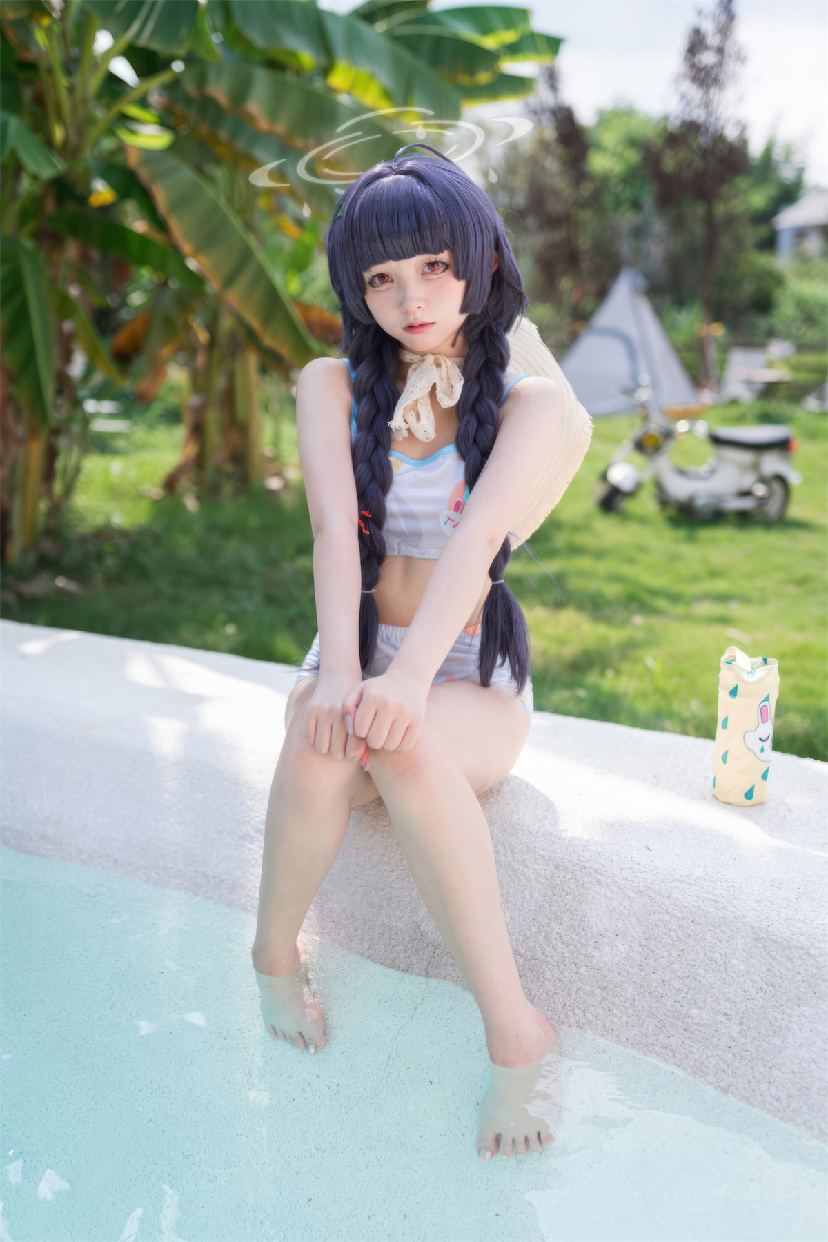 Cosplay-花铃-碧蓝档案-美游泳装-09-16