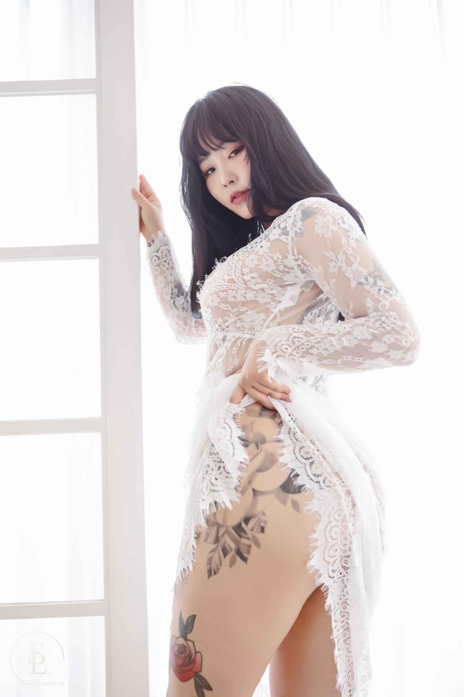 Jeon-BoYeon-전보연-SAINT-Photolife-Leopard-038-Red-Kimono-08-23