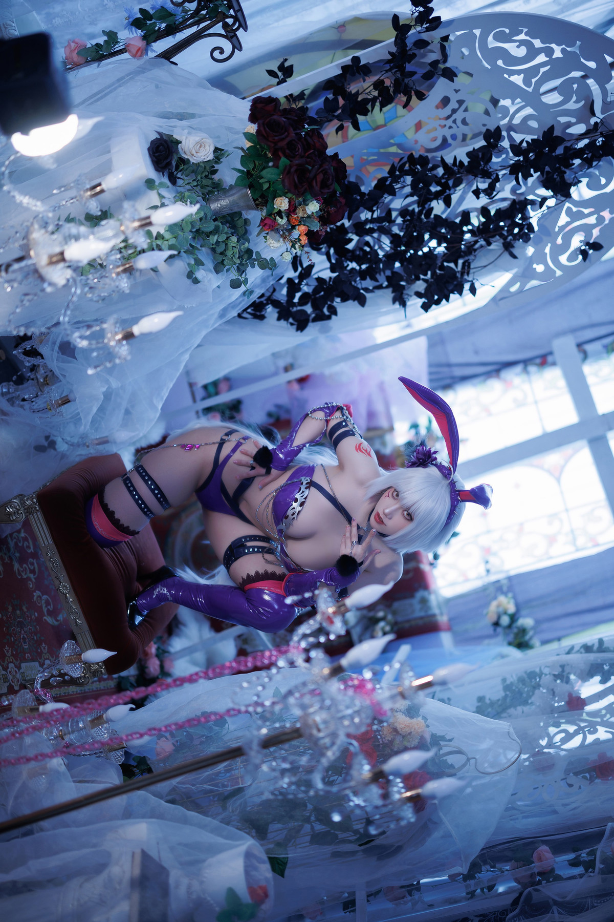 Cosplay-Cien恩恩-黑贞兔女郎泳装-12-20