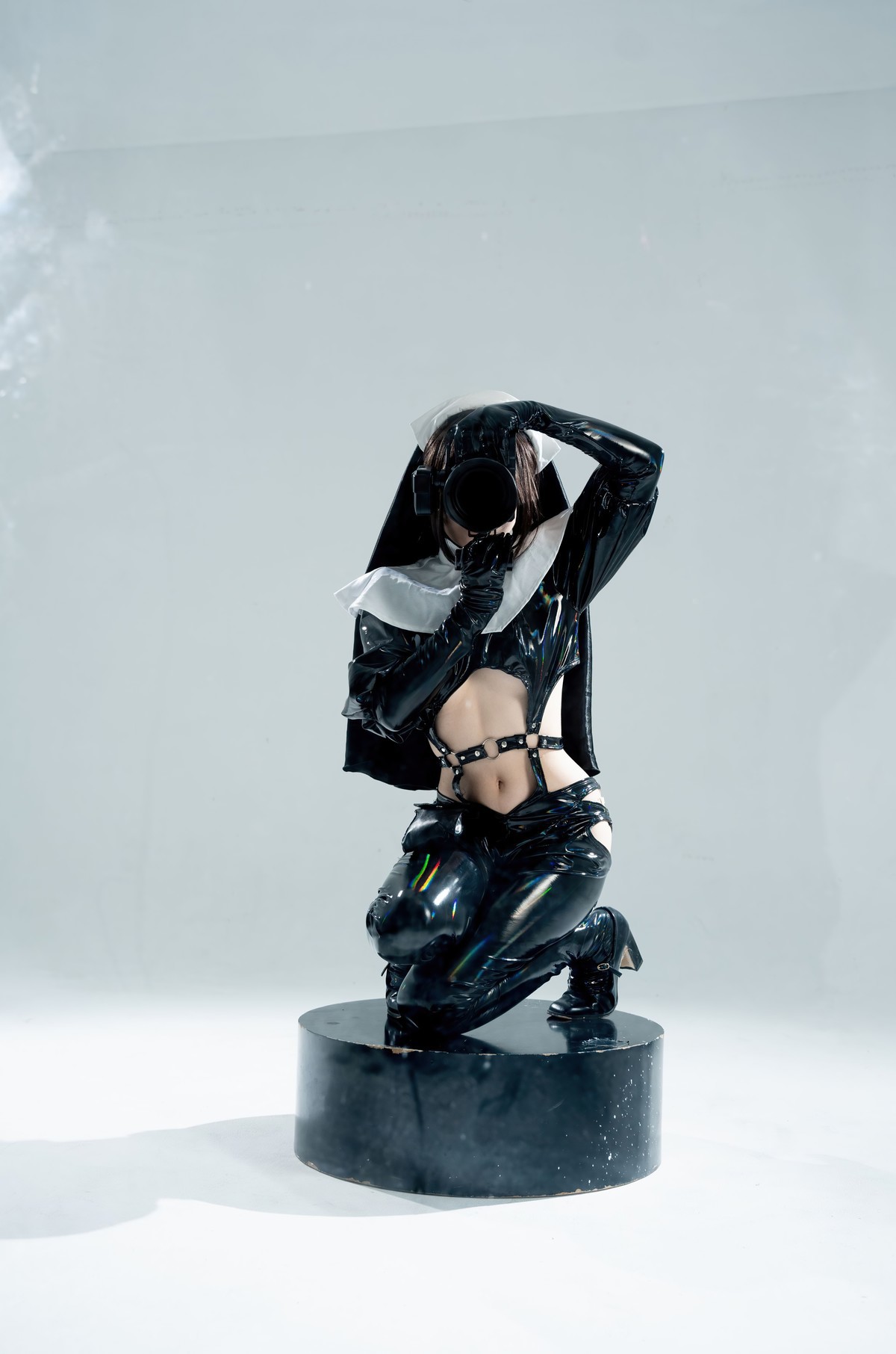 Cosplay-花铃-漆皮修女-02-11