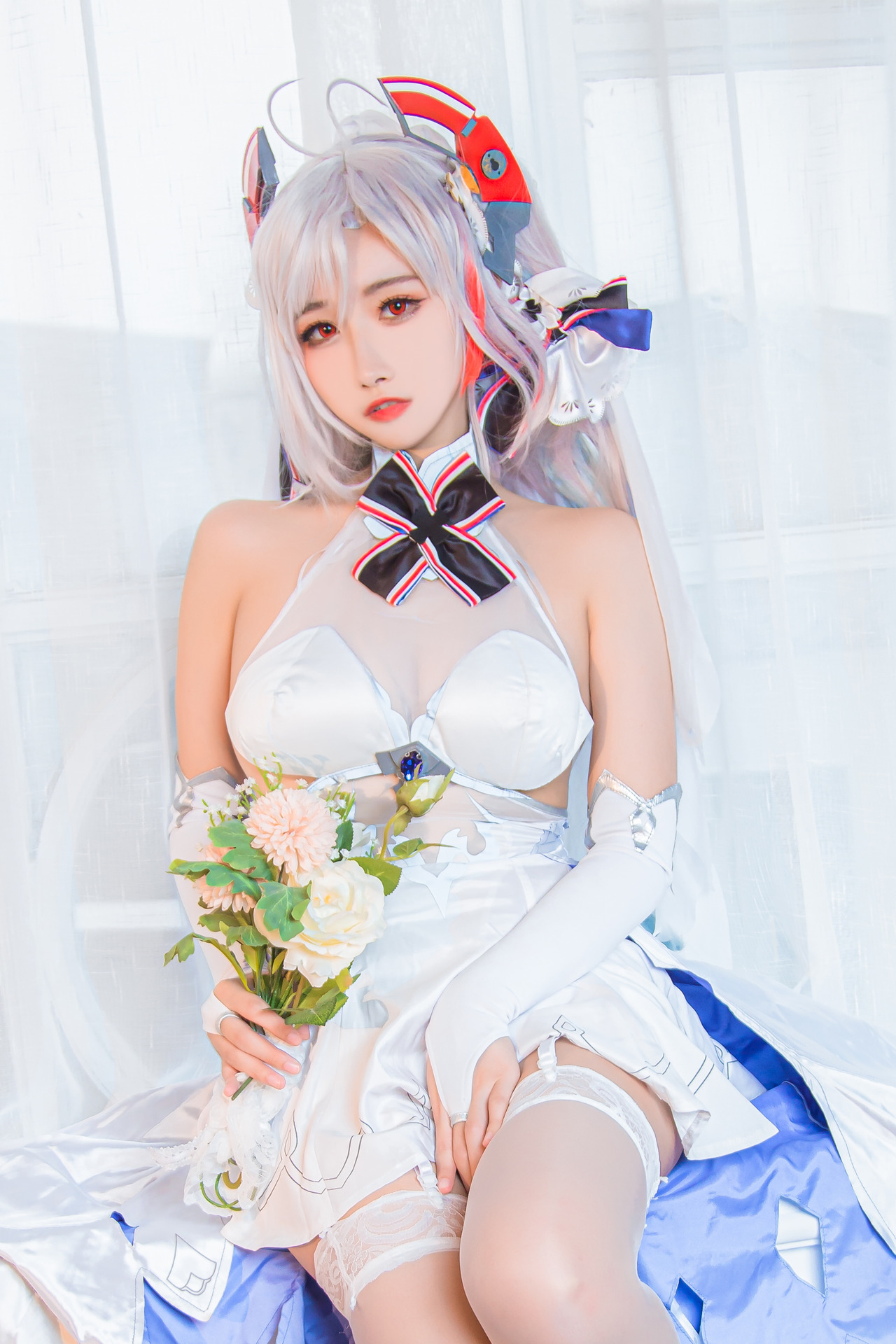 Momoko葵葵-Prinz-Eugen-欧根亲王-花嫁-Bride-Ver-09-23
