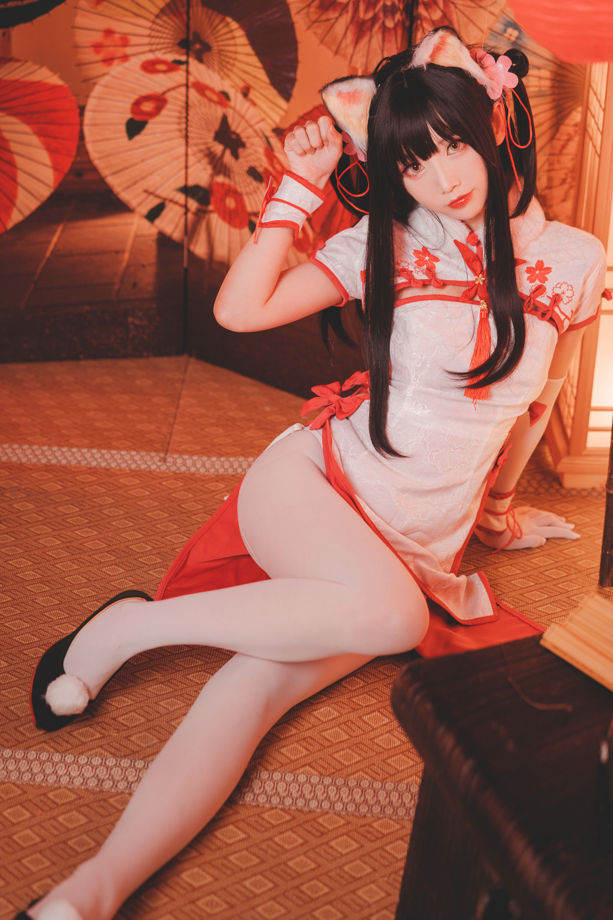 Cosplay-面饼仙儿-夕暮-斯卡哈女仆-11-28