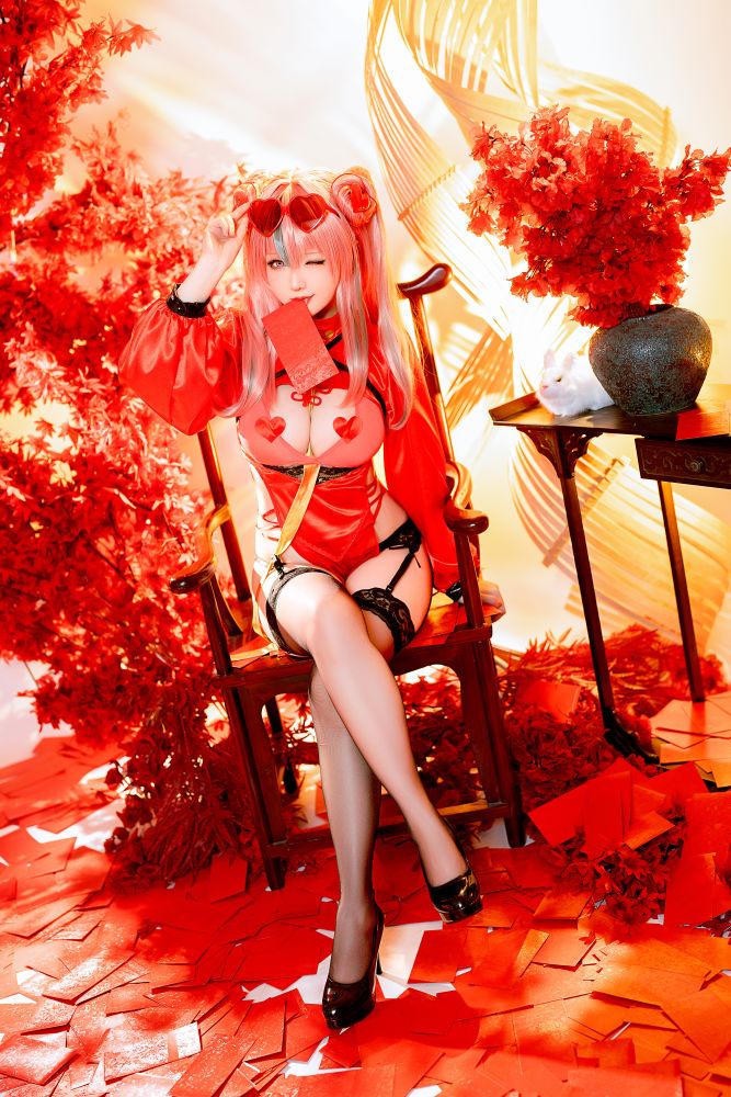 星之迟迟-2024年01月计划C-碧蓝航线-布莱默顿-新年旗袍ver-84P1V-319GB-03-19