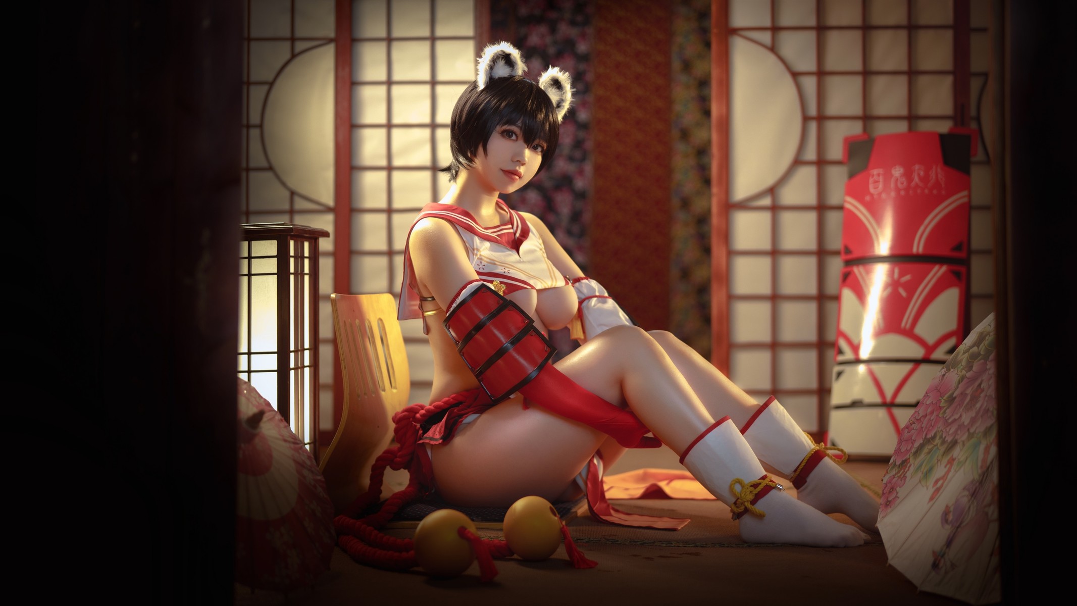 Ganlory-啊日日-Cosplay-春日ツバキ-Kasuga-Tsubaki-08-31