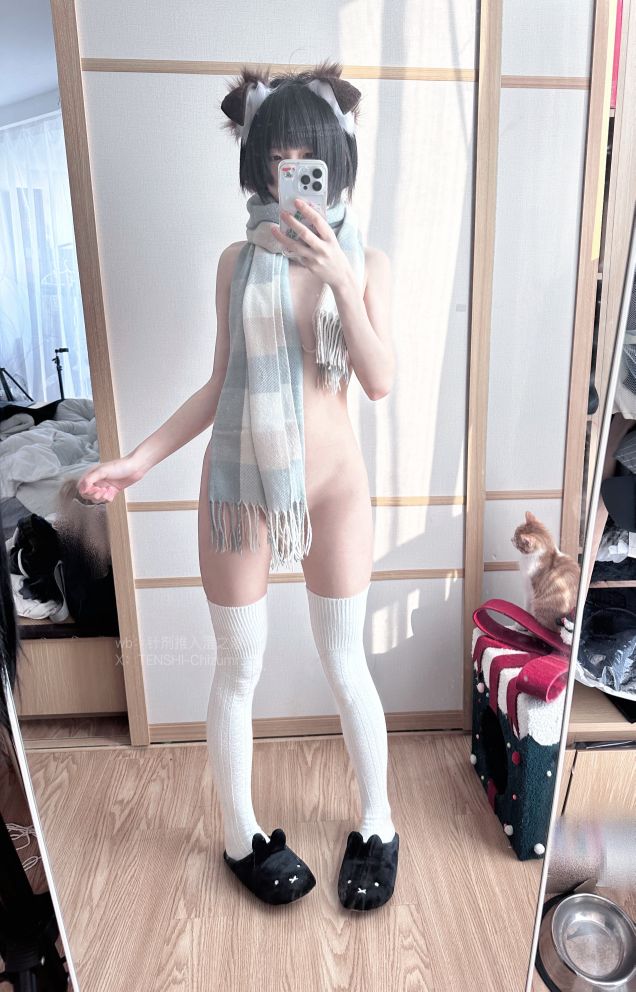 千澄-裸体围巾犬娘-26p-01-27