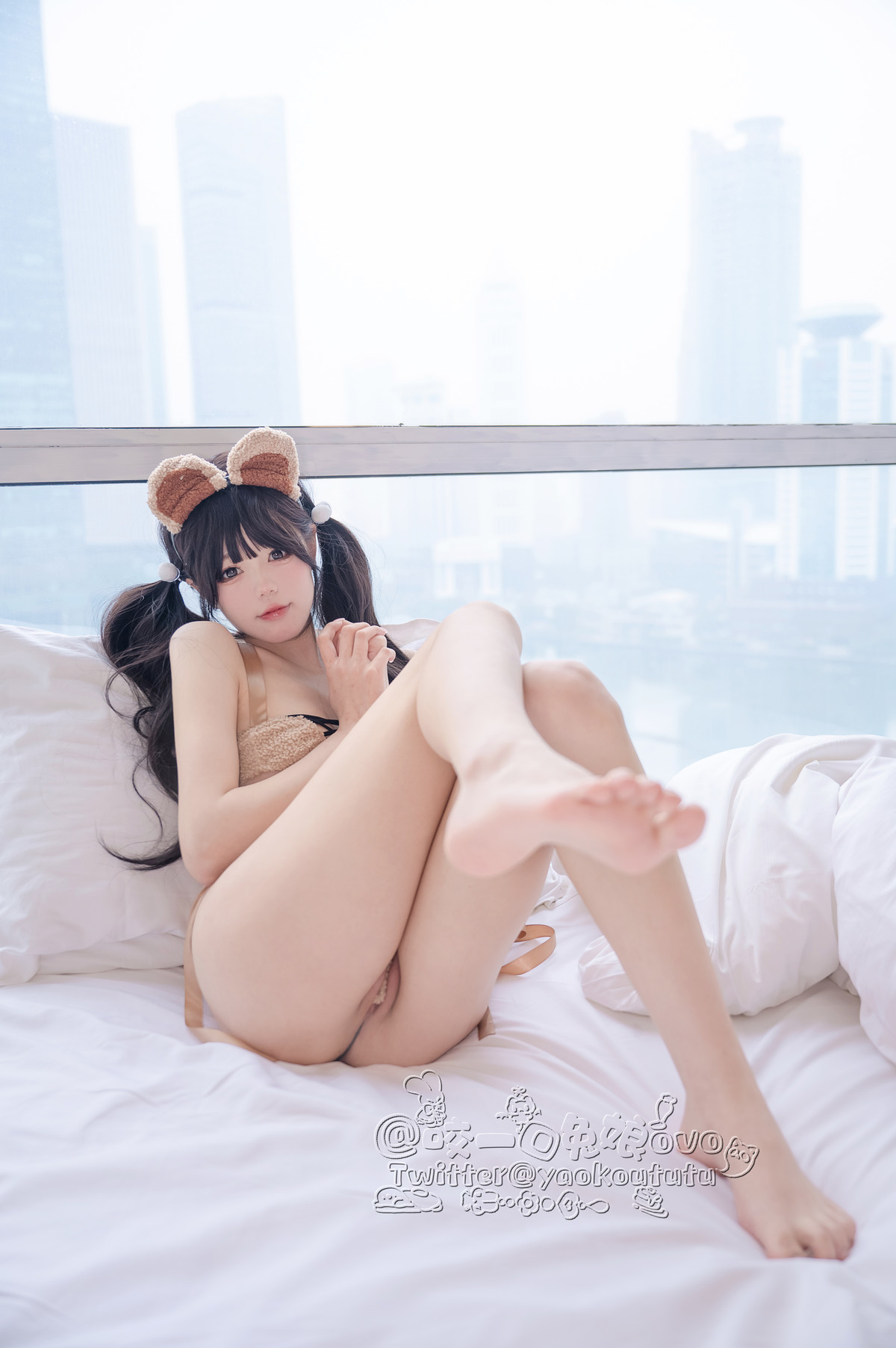 Cosplay-黏黏团子兔-小熊睡衣-10-01