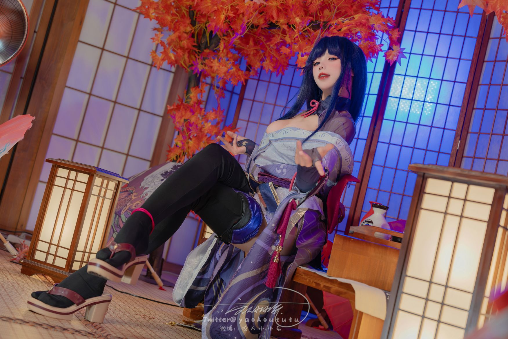 咬人小小兔咬一口兔娘---3月作品-原神雷电将军-76P1V-143G-04-07