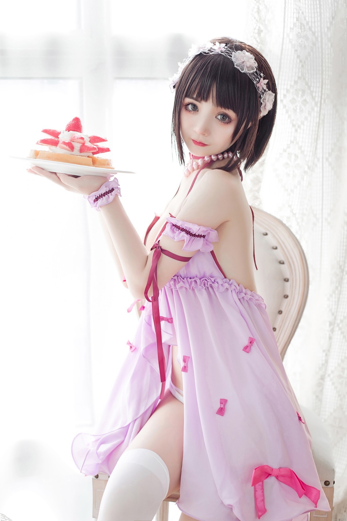 桜井宁宁-Cosplay-加藤惠-Megumi-Kato-09-22