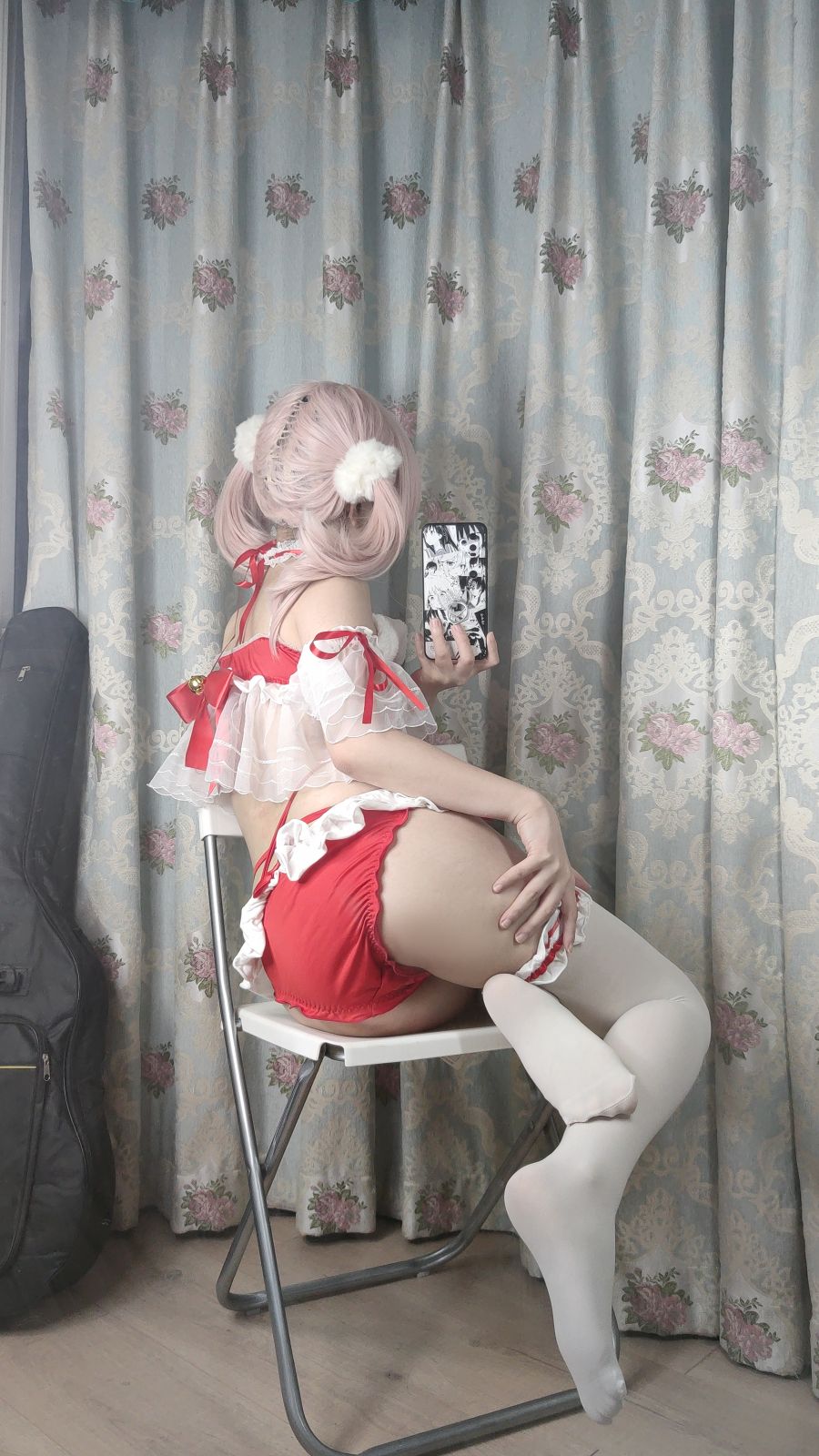 神沢永莉---平安夜红色分体式-04-03-2