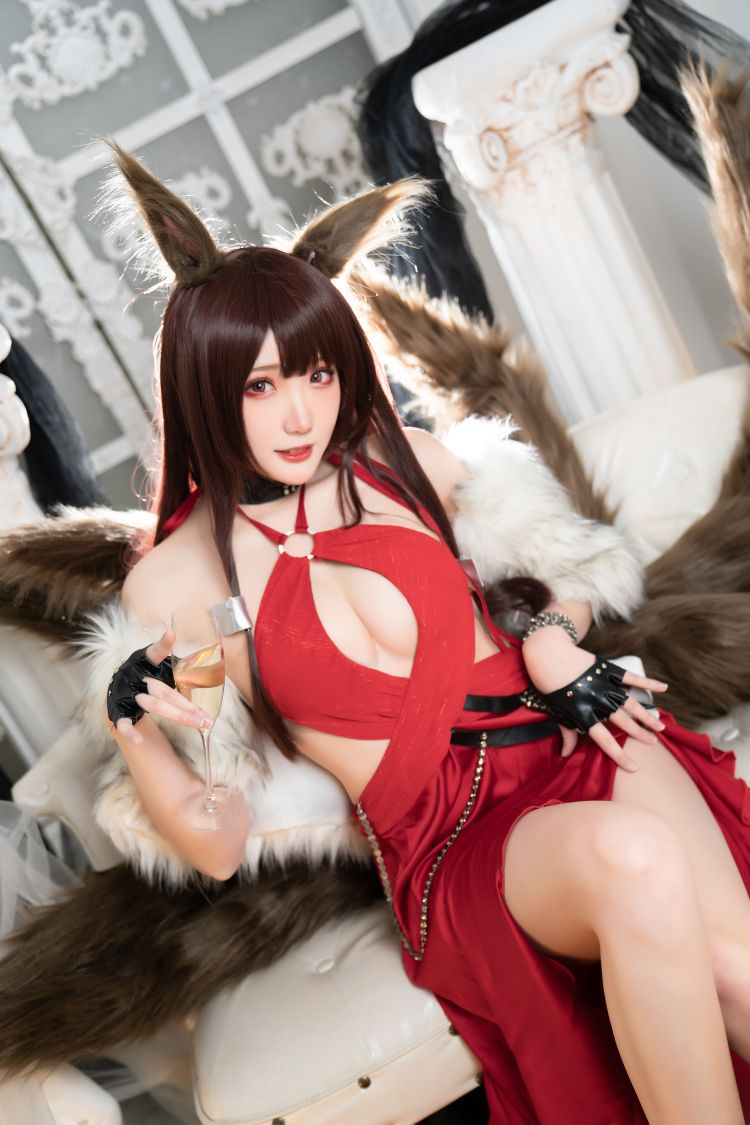 Momoko葵葵瓜希酱-碧蓝航线赤城加贺-礼服-03-02