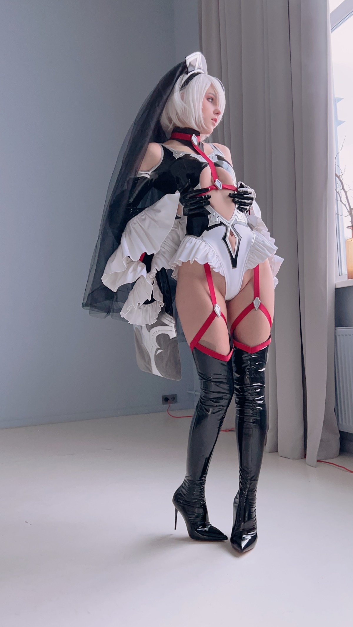Shirogane-Cosplay-2B-ヨルハ２号Ｂ型-Bride-Ver-01-28