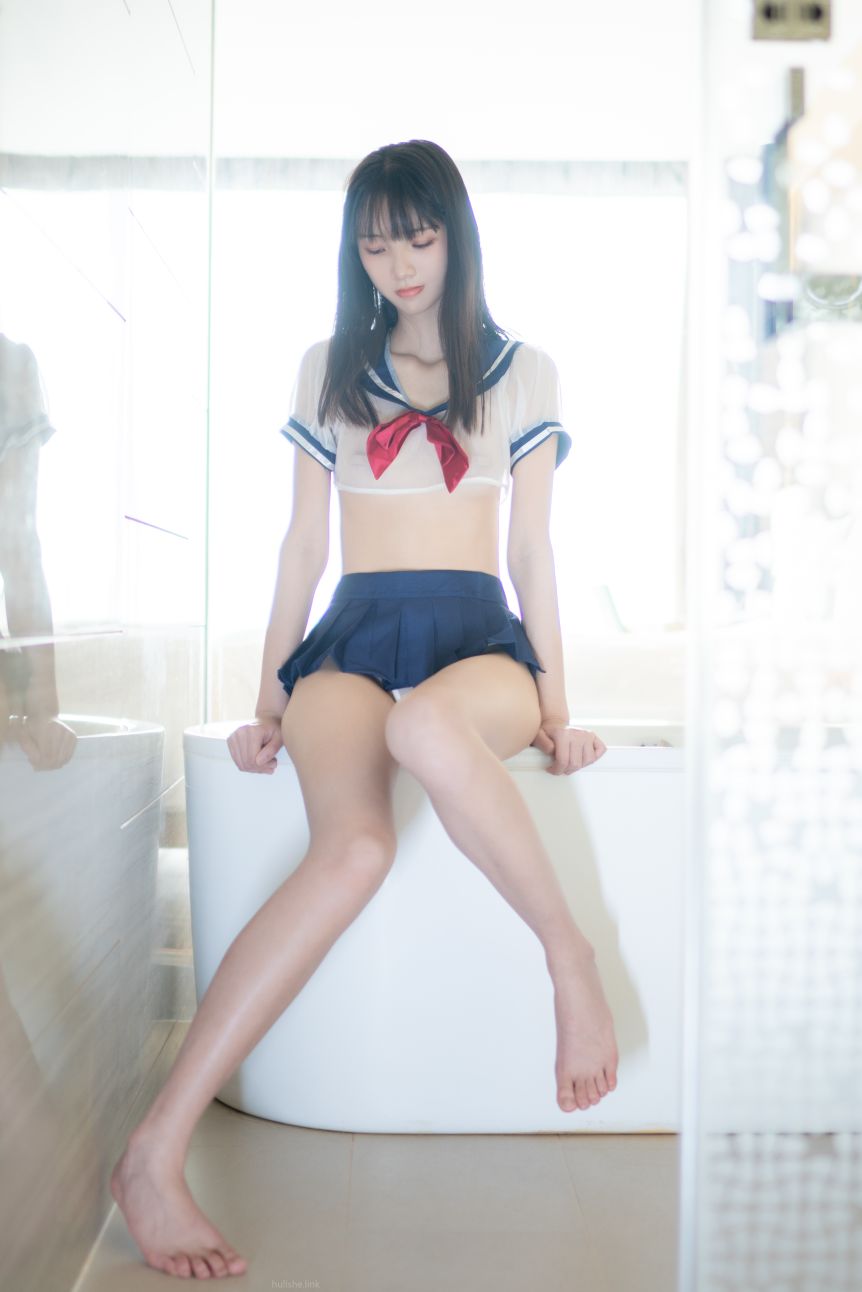 西瓜murmure西瓜少女-2021-04-14-透明JK-51P-12-19